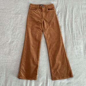 Paige Leenah ankle corduroy jeans in toasted coconut size 23